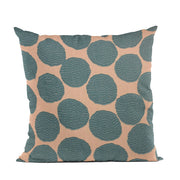 Plutus Blue Dots Luxury Throw Pillow