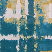 Plutus Blue Contemporary Art Graphic Print Luxury Throw Pillow