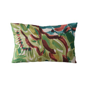 Plutus Blue Garden Graphic Print Luxury Throw Pillow