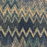 Plutus Blue Wave Chevron Luxury Throw Pillow