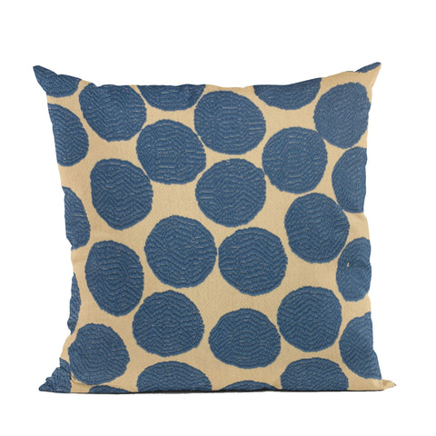 Plutus Blue Spotty Dot Luxury Throw Pillow