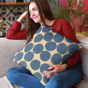 Plutus Blue Spotty Dot Luxury Throw Pillow