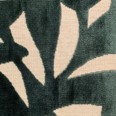 Plutus Green Palm Floral Luxury Throw Pillow