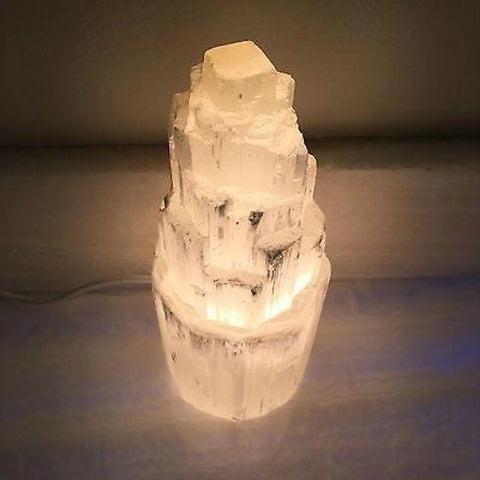 Selenite Bubble Lamp