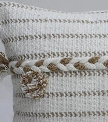 Handwoven Throw Pillow Cover