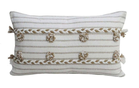 Handwoven Throw Pillow Cover