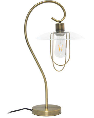 Lalia Home Modern Metal Scroll Table Lamp