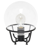 Lalia Home Old World Globe Glass Table Lamp