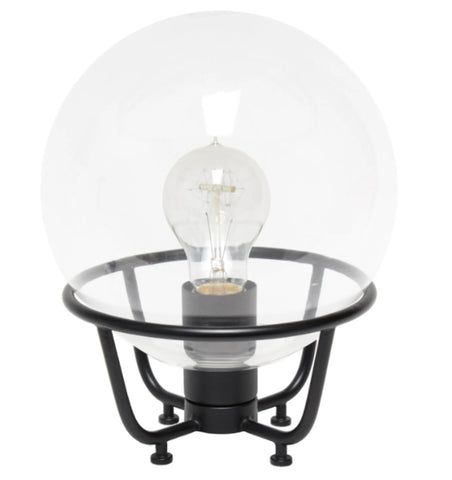 Lalia Home Old World Globe Glass Table Lamp