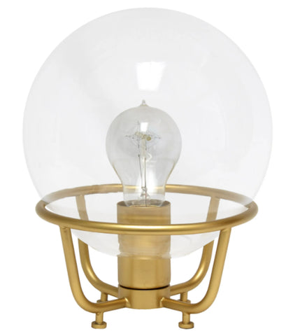 Lalia Home Old World Globe Glass Table Lamp