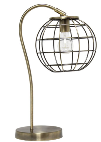Lalia Home Arched Metal Cage Table Lamp
