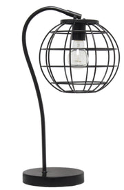 Lalia Home Arched Metal Cage Table Lamp