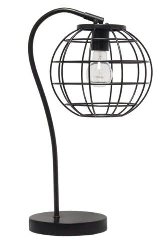 Lalia Home Arched Metal Cage Table Lamp
