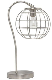 Lalia Home Arched Metal Cage Table Lamp