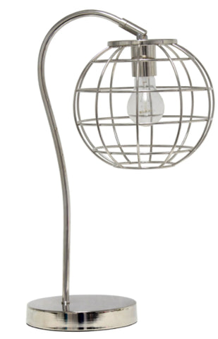 Lalia Home Arched Metal Cage Table Lamp