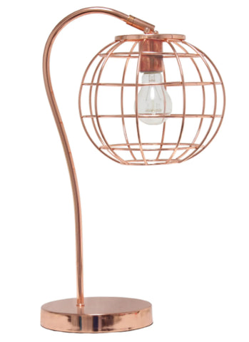 Lalia Home Arched Metal Cage Table Lamp