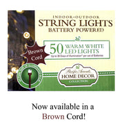 Battery Operated String Lights 50/100/200 LED