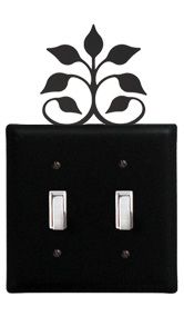 Leaf Fan - Double Switch Cover