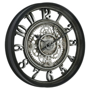 418055751 Rustic Gear Wall Clock