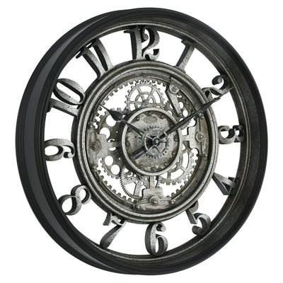 418055751 Rustic Gear Wall Clock