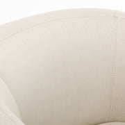 460581691 Isabelle Linen Swivel Glider Barrel Chair