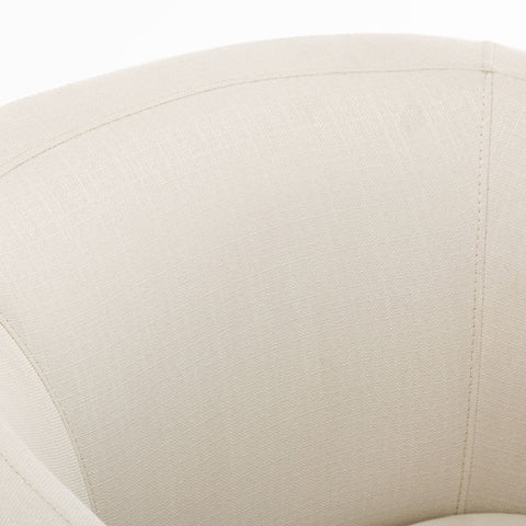 460581691 Isabelle Linen Swivel Glider Barrel Chair