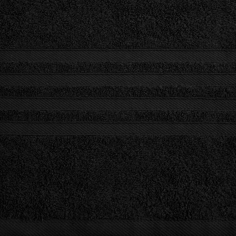 417384331 Black Bath Towel Set