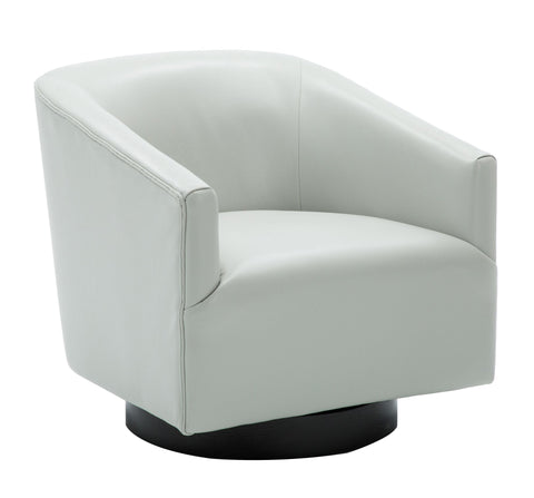 460581531 Garland Dove Grey Wood Base Swivel Chair