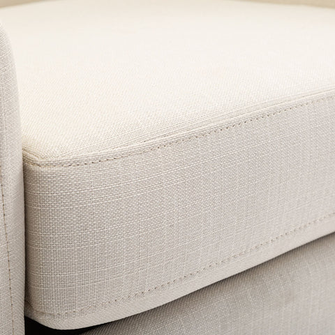 460581671 Isabelle Linen Swivel Glider Barrel Chair