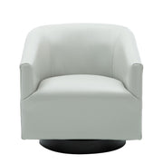 460581541 Garland Dove Grey Wood Base Swivel Chair
