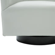 460582181 Garland Dove Grey Wood Base Swivel Chair