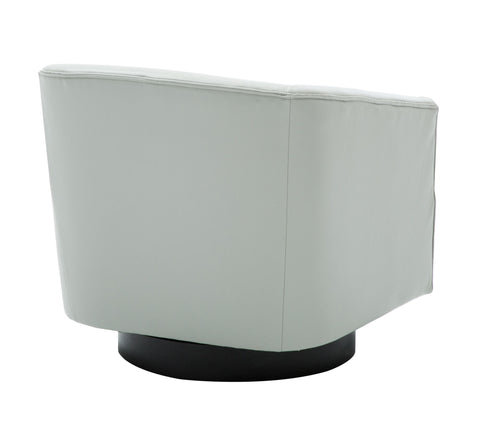 460582151 Garland Dove Grey Wood Base Swivel Chair