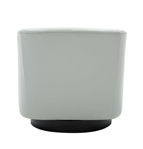 460582171 Garland Dove Grey Wood Base Swivel Chair