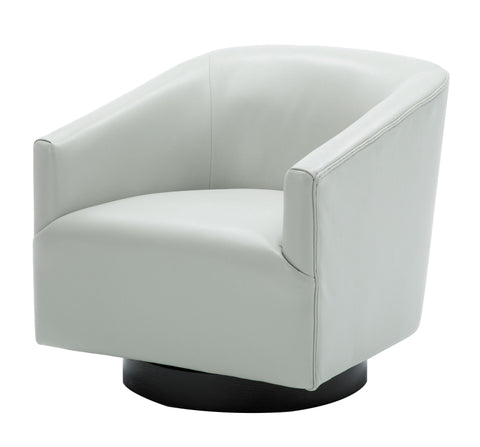 460582141 Garland Dove Grey Wood Base Swivel Chair