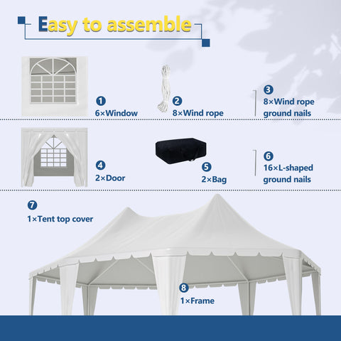 438349421 Heavy-Duty Outdoor Party Tent